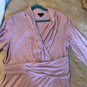 J. Jill Dusty Rose Cowl neck Top
